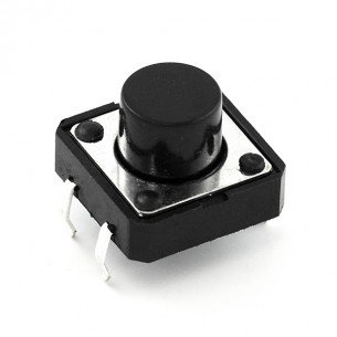 Bouton poussoir momentanÃ© Switch - 12mm carrÃ©